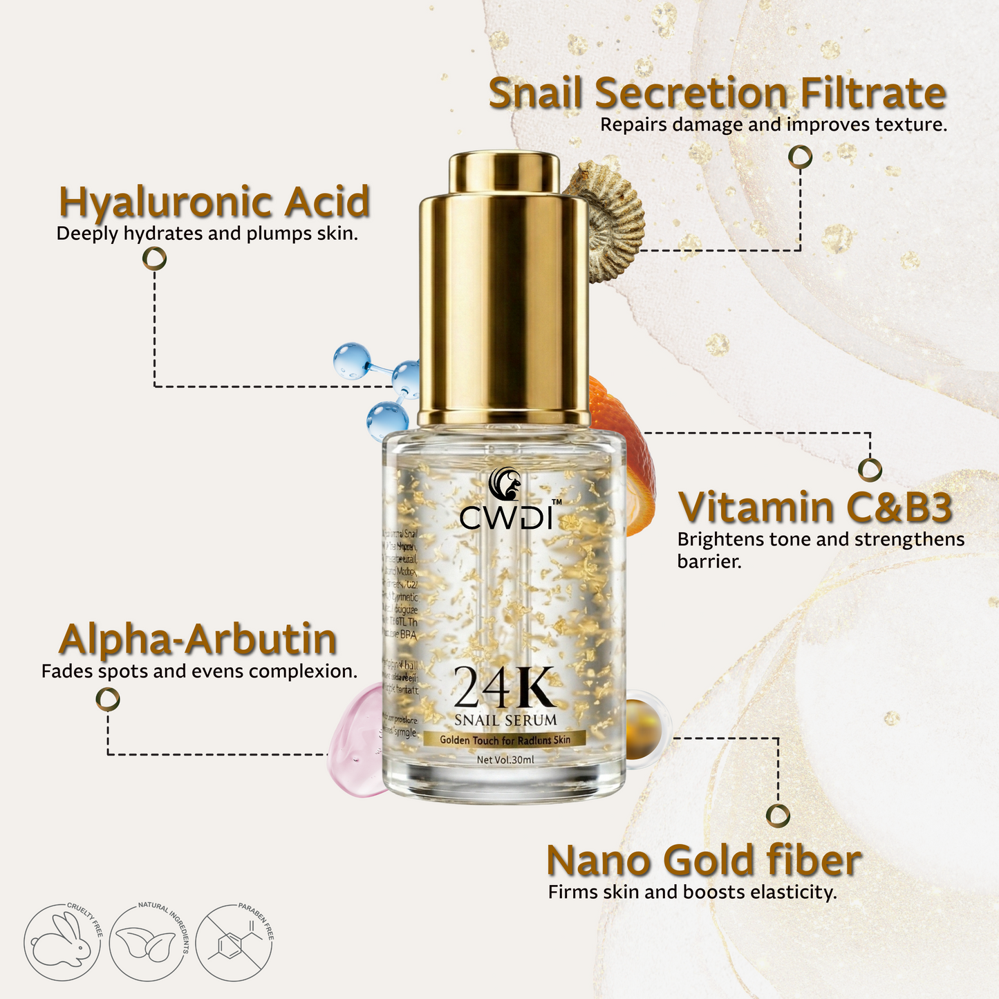 24K Snail Serum